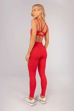 Calça Legging com Cós Transpassado e Bolsos (Rubi) | Ref: K4360-D