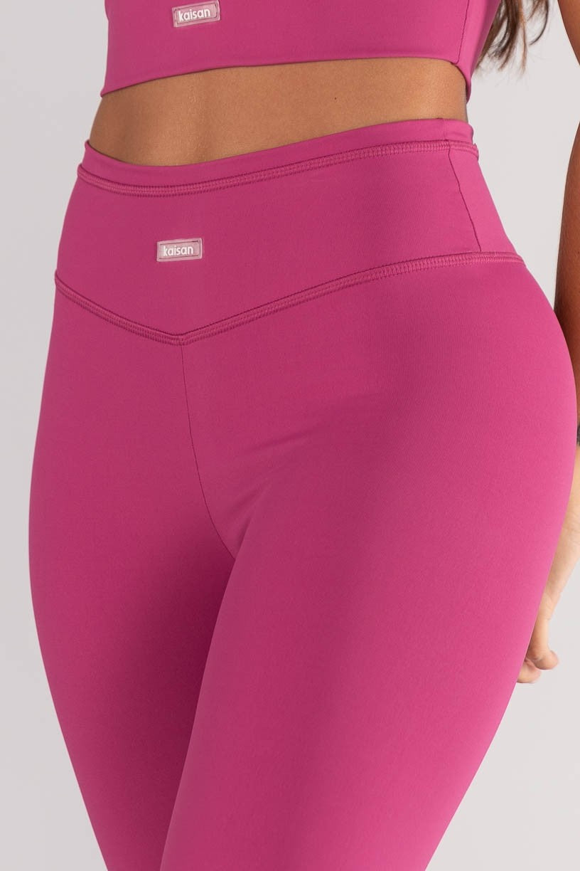 Calça Legging com Cobertura no Cós e na Vira (Sorbet) | Ref: K4321-D