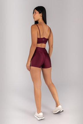 Top Strappy com Abertura no Cós (Vinho / Rose) | Ref: K4370-C