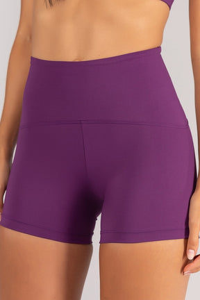 Short com Zíper Invisível no Bolso do Cós (Ametista) | Ref: K4690-A